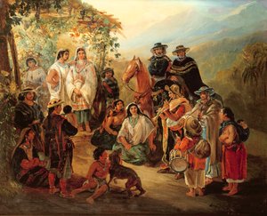 地域衣装、1850 作： Johann Moritz Rugendas
