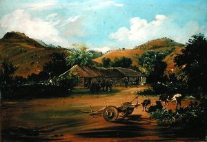 ラ・ウェルタ」農場の画家 作： Johann Moritz Rugendas