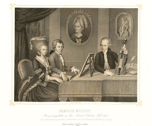 家族モーツァルト 作： Johann Nepomuk Croce della