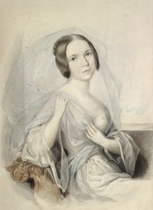 ヘンリエッテ・ガートルード・ソンタグの肖像（1806-54） 作： Johann Nepomuk Ender