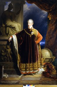 クレメンス（クレメント）・ヴェンツェル・ローター・フォン・メッテルニヒ公爵（1773-1859）の肖像画（J.N.Ender 画