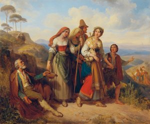 ローマの巡礼者 作： Johann Nepomuk Ender