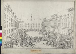 宮廷そりに乗ってウィーン大会に参加 作： Johann Nepomuk Hoechle