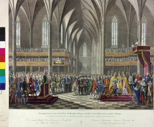 1792年の帝位戴冠式 作： Johann Nepomuk Hoechle