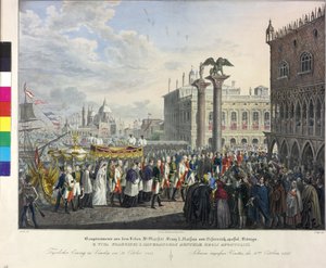 1815年、ヴェネツィアに入居 作： Johann Nepomuk Hoechle