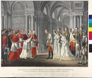 ポープ1819でのレセプション 作： Johann Nepomuk Hoechle