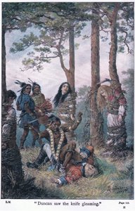 ダンカンはきらめくナイフを見た、1910 作： Johann Nepomuk Schonberg