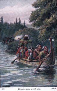 ホークアイは迅速な狙いを定めた、1910 作： Johann Nepomuk Schonberg