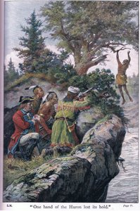 ヒューロンの片方の手がそのホールドを失った、1910