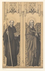 聖ベネディクトとフィリップ ボワセレ兄弟のコレクションからの作品（シリーズタイトル） Galerie des Frères Boisseree (シリーズタイトル) 作： Johann Nepomuk Strixner