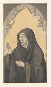 Mary as Mater dolorosa ボワセレ兄弟のコレクションからの作品（シリーズタイトル） Galerie des Frères Boisseree (シリーズタイトル) 作： Johann Nepomuk Strixner