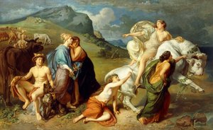 ヨーロッパ、 作： Johann Paul Adolf Kiessling
