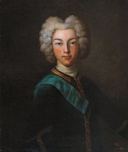ロシアの皇帝ピーター2世の肖像1715-1730、1720年代末 作： Johann Paul Luedden