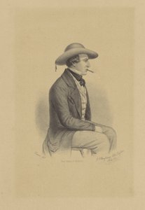 ジャン・アンリ・ド・ラート・デ・カンターの肖像 作： Johann Peter Berghaus
