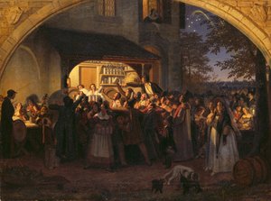 ミュンヘン・ガーデン・フェスティバル 作： Johann Peter Hasenclever