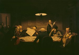 読書室、1843 作： Johann Peter Hasenclever
