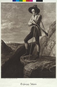 ヨハン大公（印刷） 作： Johann Peter Krafft