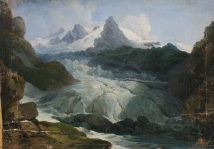 ローヌ氷河 作： Johann Peter Krafft