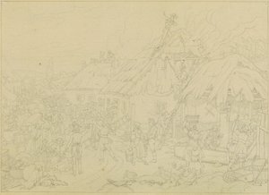 村の火事 作： Johann Peter Krafft