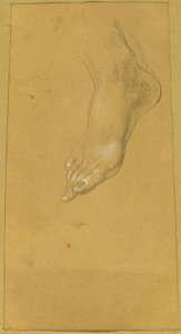 「リュディガーとアンゲリカ」のための足の習作 作： Johann Peter Krafft
