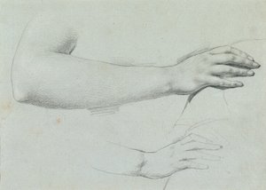 「アリンダルとダウラ」の手習い 作： Johann Peter Krafft
