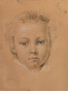 少年の頭の研究 作： Johann Peter Krafft