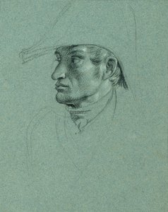 「フランツ皇帝のプレスブルグからの帰還」の頭書斎 作： Johann Peter Krafft