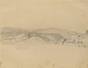 バーデン近郊の風景 作： Johann Peter Krafft