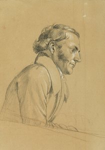 「プレスブルグからの皇帝フランツの帰還」のための男性習作 作： Johann Peter Krafft