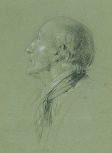 「ラントヴェーア人の帰郷」のための肖像習作 (1817) 作： Johann Peter Krafft