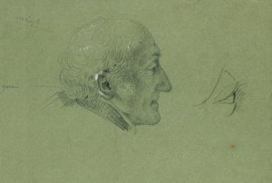 「ラントヴェーア人の帰郷」のための肖像習作（1820年） 作： Johann Peter Krafft