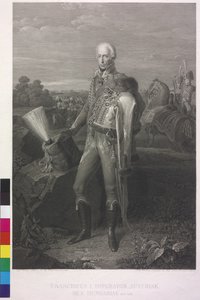ローマ・ドイツ皇帝フランシスコ2世（エングレーヴィング） 作： Johann Peter Krafft