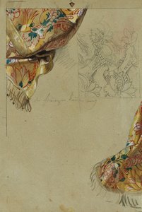 カーテンの研究 作： Johann Peter Krafft