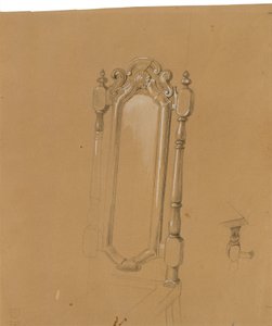 椅子のアームの研究 作： Johann Peter Krafft