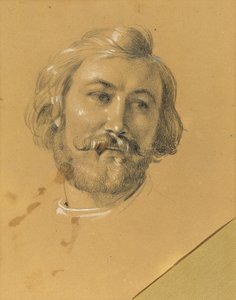 「リュディガーとアンジェリカ」の習作 作： Johann Peter Krafft