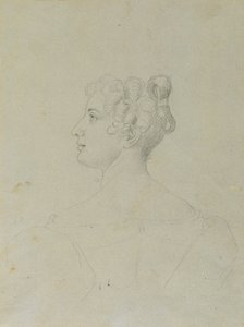 女性の肖像研究 作： Johann Peter Krafft