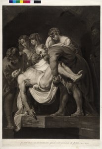 クリスティ埋葬 作： Johann Peter Pichler