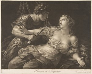 ターキンとルクレティア、1792年。 作： Johann Peter Pichler