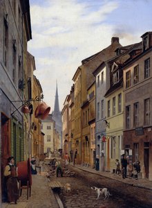 パロキアル通り、1831 年 作： Johann Philipp Eduard Gaertner
