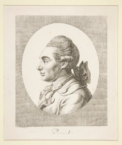 Pの肖像 作： Johann Rudolph Schellenberg