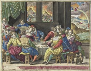 最後の審判を待つ人類 Ita erit et adventus filii hominis (オブジェクトのタイトル) 作： Johann Sadeler (I)