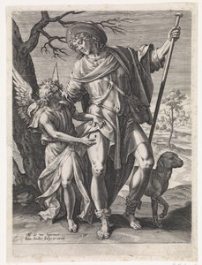 サン・ロック 作： Johann Sadeler (I)