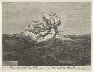 光と闇の創造 世界の創造（シリーズタイトル） 作： Johann Sadeler (I)