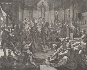 1588年のプレジャーハウス。 作： Johann Sadeler I