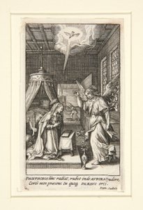 受胎告知 作： Johann Sadeler I