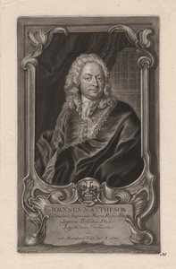 ヨハン・マクテソン、ヨハン・ヤコブ・ハイド（1704-67）、1744年頃（メゾチント）の彫刻 作： Johann Salomon Wahl