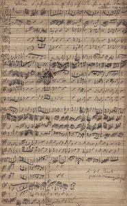 カンタータの原稿救いとここに来る（BWV 9） 作： Johann Sebastian Bach