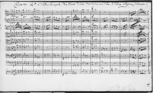 Partitura dos Concertos de Brandemburgo (BWV 1046-1081) de Johann Sebastian Bach (1685-1750)