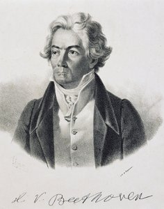 ルートヴィヒ・ヴァン・ベートーヴェンの肖像（ボン） 作： Johann Stephan Decker