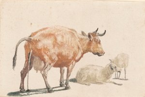 放尿牛 作： Johann Teyler, after Paulus Potter